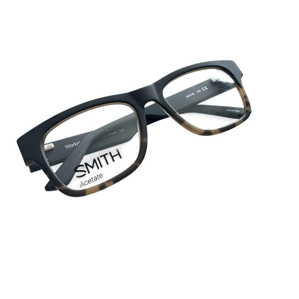 NEW Smith UPTAKE B26 black and brown square eyeglasses